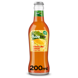 FUZE TEA SPARKLING BLACK TEA 24x20cl