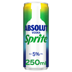ABSOLUT WODKA/ SPRITE 12x25cl