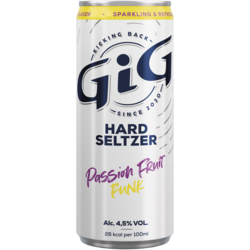 GiG HARD SELTZER PASSIONFRUIT 12x25cl