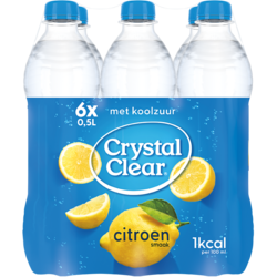 CRYSTAL CLEAR LEMON P.E.T 6x50cl
